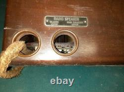 Atwater Kent Horn Speaker@TUBE RADIO with matching Model H @1925