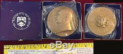 Authentic Us President Inaugural Medal Collection - Complete To Johnson