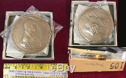 Authentic Us President Inaugural Medal Collection - Complete To Johnson