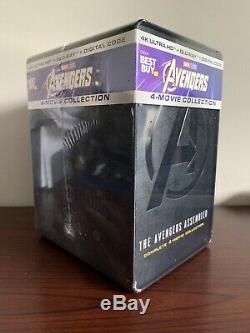Avengers 4-Movie Steelbook Collection Lot (4K UHD/Blu-ray/Digital) FactorySealed