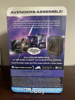 Avengers 4-Movie Steelbook Collection Lot (4K UHD/Blu-ray/Digital) FactorySealed