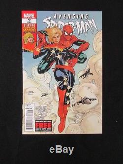 Avenging Spider-man 9 10 + 2nd Print Var 1st Danvers As Capt Marvel Hi Grade