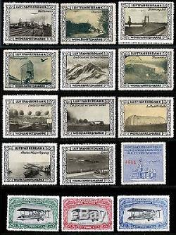 Aviation Cinderellas Spectacular Collection of 142 Diff Zepps, Planes, etc