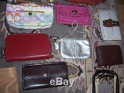 Aweome Coach Collection Wholesale Lot Rehab Purses Totes & Wallets for Resale