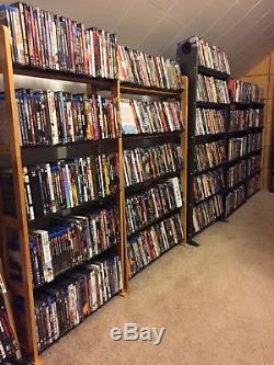 Awesome 7,361 Piece Movie Collection DVD, Blu-ray, 4K OOP, Rare, Slipcovers