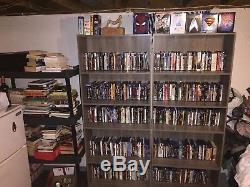 Awesome 7,361 Piece Movie Collection DVD, Blu-ray, 4K OOP, Rare, Slipcovers