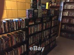 Awesome 7,362 Piece Movie Collection DVD, Blu-ray, 4K OOP, Rare, Slipcovers
