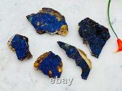 Azurite Raw Crystal Stones Specimen with Malachite, Wholesale Bulk Lot