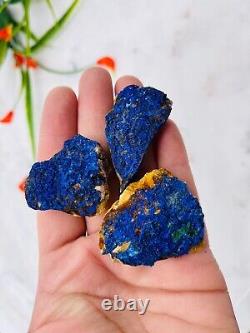 Azurite Raw Crystal Stones Specimen with Malachite, Wholesale Bulk Lot