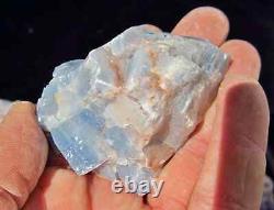 BLUE CALCITE CRYSTALS 1 Size 15-25/lb 1 pc to 25 Lb. Lot Wholesale Pricing