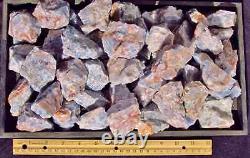 BLUE CALCITE CRYSTALS 1 Size 15-25/lb 1 pc to 25 Lb. Lot Wholesale Pricing