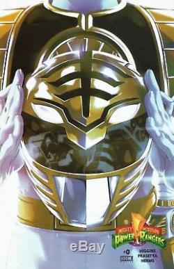 BOOM! Mexico MIGHTY MORPHIN POWER RANGERS #0 ARMORED RED WHITE GREEN Variant
