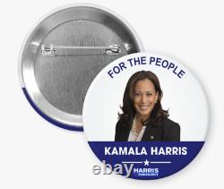 BULK/WHOLESALE Kamala Harris President 2024 buttons Set of 6 Buttons 25-pack