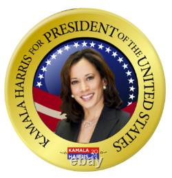 BULK/WHOLESALE Kamala Harris President 2024 buttons Set of 6 Buttons 25-pack