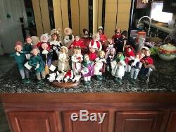 BYERS' CHOICE CAROLERS Lot of 31