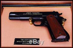 By Franklin Mint John Wayne Non-firing Armed Forces Colt. 45 Replica With Plug