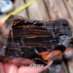 B Grade Tri-Flow Obsidian Rough! Old Stock Lapidary Wholesale