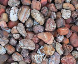 Bahia Agate Rough Rocks for Tumbling Bulk Wholesale 1LB options