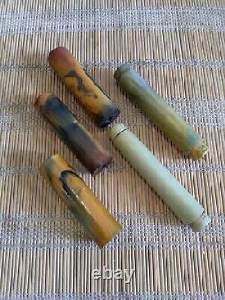 Bakelite Door Handle SET 5 306 gr. BIG Bakelite Catalin Vein Rods USSR