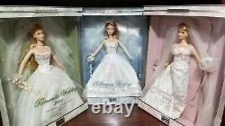 Barbie The Bridal Collection Set Of #3 Collector Dolls, 2000, 2001, 2002