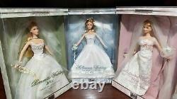 Barbie The Bridal Collection Set Of #3 Collector Dolls, 2000, 2001, 2002