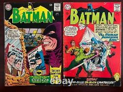 Batman #170,172,173,174,175,176,177,178,179 (9 comic lot) DC Silver Age