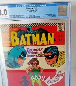 Batman #181 CGC 3.0 1st Poison Ivy 1966 Silver Pin-Up NEW Case & 181 FREE Ship