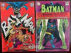 Batman #190,191,192,193,194,195,196,197,198,199 (10 comic lot) DC Silver Age