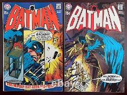 Batman #220,221,222,223,224,225,226,227,228,229 (10 comic lot) DC