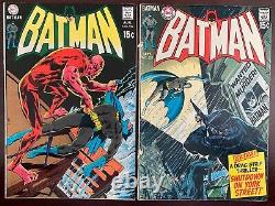 Batman #220,221,222,223,224,225,226,227,228,229 (10 comic lot) DC