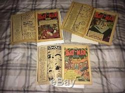 Batman Comics, classic Christmas covers! Issue 27, 33 and 45. No restoration