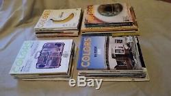 Benetton Colors magazine Collection, 34 Rare issues, numbers between 4-62