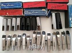 Berg Larsen collection of vintage mouthpieces