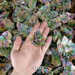 Bismuth 1 kg Wholesale Lots Top-Grade Rainbow Crystals Bulk Mineral Specimens