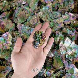 Bismuth 1 kg Wholesale Lots Top-Grade Rainbow Crystals Bulk Mineral Specimens