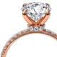 Black Friday 1.60 Ct Halo Diamond Engagement Ring 18k Rose Gold I2 67054563