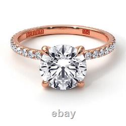 Black Friday 1.60 CT Halo Diamond Engagement Ring 18K Rose Gold I2 67054563