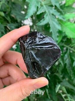 Black Obsidian Rough Stones, Grade A + Raw Black Obsidian, Wholesale Bulk Lot