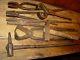 Blacksmith Tool Lot Hammers, Tongs Anvil Forging Tools, Bladesmith Crafting