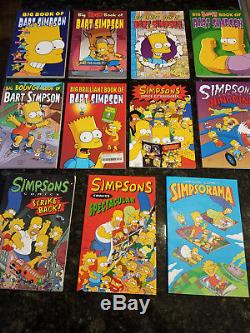 Bongo Comics HUGE 203 Issue Simpsons Comic Book Lot NM Bart Simpson One Shot TPB