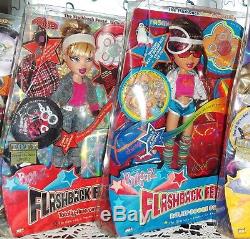 Bratz Flashback Fever Rare Limited MGA Collection Complete Set Dolls + CD