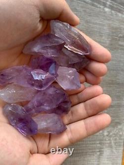 Brazilian Rough Amethyst Natural Point 0.75-2, Wholesale Bulk Lot