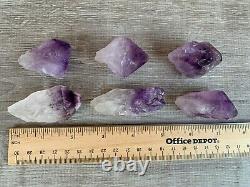 Brazilian Rough Amethyst Natural Point 0.75-2, Wholesale Bulk Lot