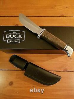 Buck Knives 103 Skinner Pro Knife, S35VN Steel, Full Box with Leather Sheath