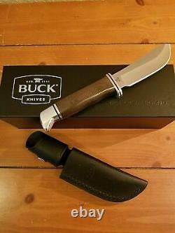 Buck Knives 103 Skinner Pro Knife, S35VN Steel, Full Box with Leather Sheath