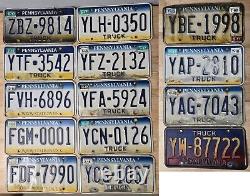 Bulk Wholesale Lot 14 Pennsylvania License Plates 01