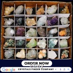 Bulk Wholesale Lot 1-50 Piece Mix Indian Crystal Collection Rough Raw Crystals