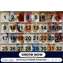 Bulk Wholesale Lot 1-50 Piece Mix Indian Crystal Collection Rough Raw Crystals