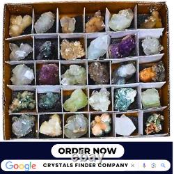 Bulk Wholesale Lot 1-50 Piece Mix Indian Crystal Collection Rough Raw Crystals