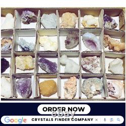 Bulk Wholesale Lot 1-50 Piece Mix Indian Crystal Collection Rough Raw Crystals